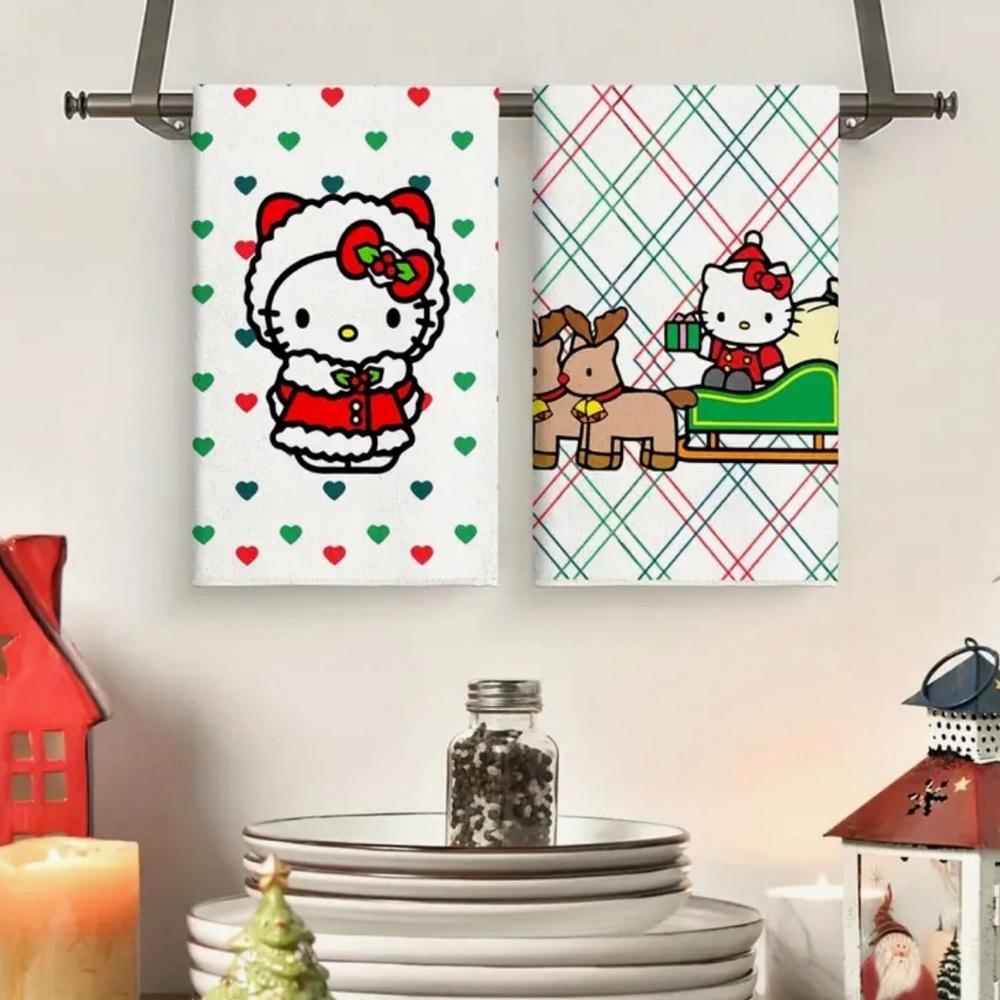 Hello Kitty Christmas Kitchen Towel Set